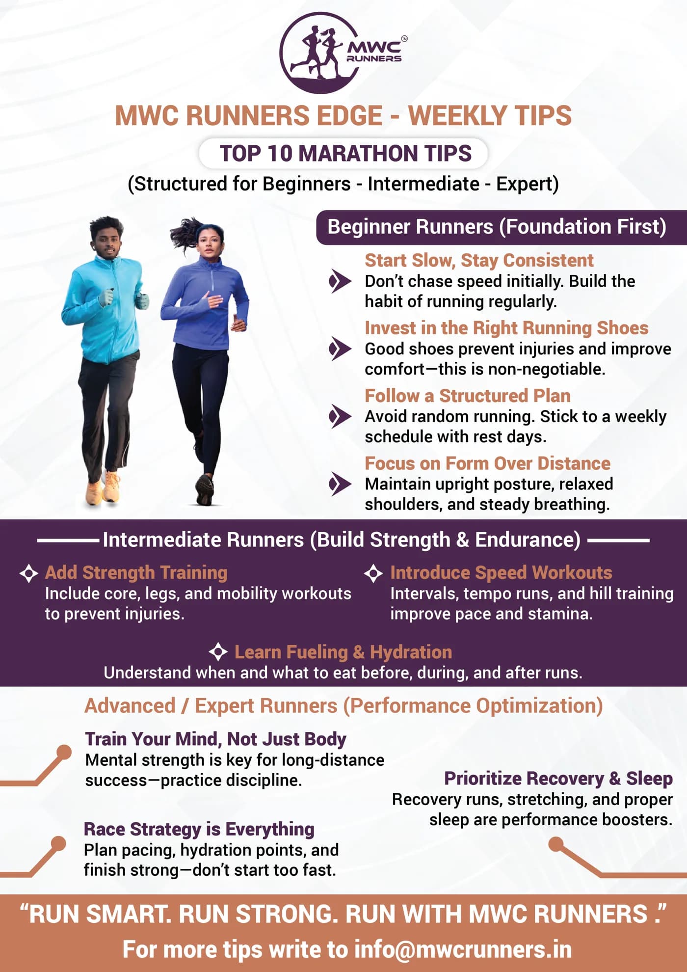 Top 10 marathon tips